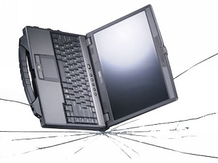 Robuster Laptop - Stoßfest, wasserdicht bzw. spritzwassergeschützt