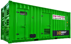 Container-Aggregat, Stromaggregat in 20 Fuss Container