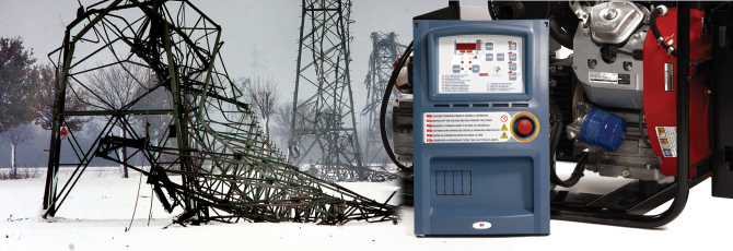 Stromerzeuger mit ATS Notstromautomatik bei Stromausfall