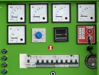 Manual Control Panel on Generator Set